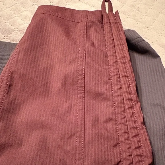 CRZ Yoga Studio Joggers 2 pair bundle maroon & gray cinch ankle Size Large gym - Picture 4 of 8